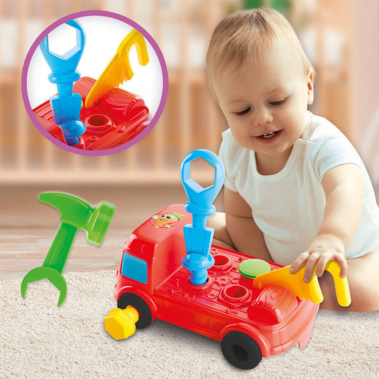 Εικόνα για Carotina Baby Edu Shapes - Το Πρώτο μου Φορτηγό (Παιχνίδι Μηχανικού) Lisciani 109968