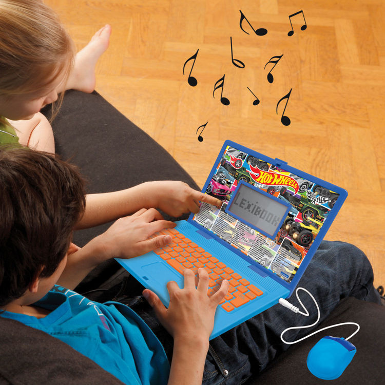 Εικόνα για Δίγλωσσο Εκπαιδευτικό Laptop Hot Wheels με Ποντίκι 4+ Ετών - 124 Δραστηριότητες Lexibook JC598HWi8