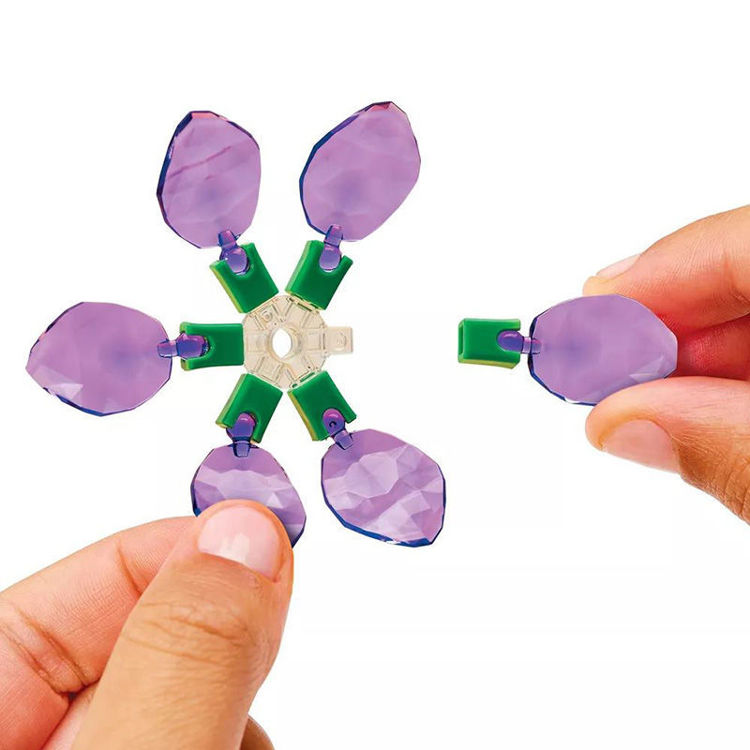 Εικόνα για Crystal Gem Creations - Δημιουργικό Set Κρυστάλλινου Μπουκέτου με 7 Λουλούδια Lexibook CRSS57
