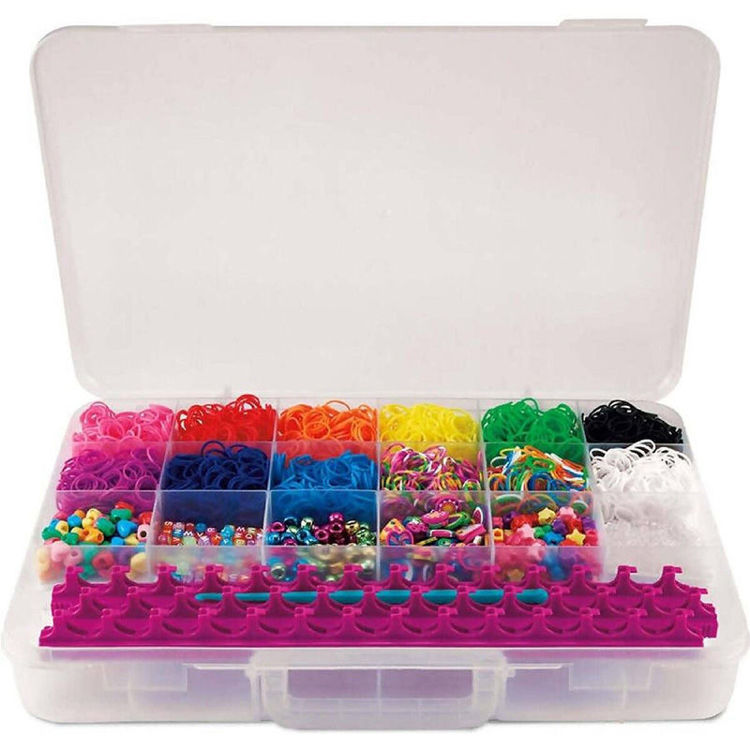 Εικόνα για Cra-Z-Loom All-In-One Studio - Βαλιτσάκι με Αργαλειό, 5600 Λαστιχάκια & Αξεσουάρ (8+ Ετών) Lexibook CRLOOM7