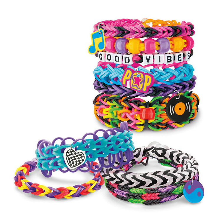 Εικόνα για Cra-Z-Loom Rock & Roll - Αργαλειός Βραχιολιών με Charms και Γράμματα (8+ Ετών) Lexibook CRLOOM6