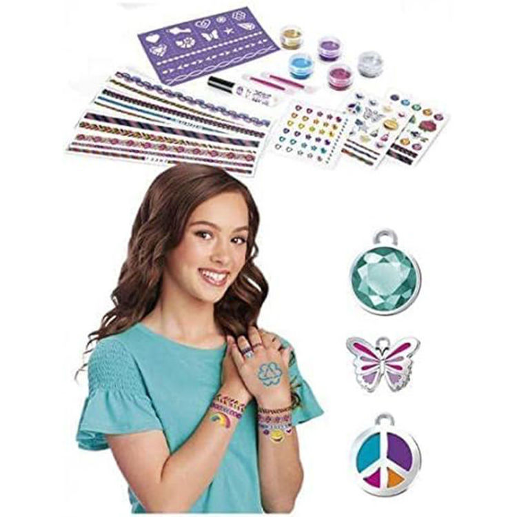 Εικόνα για Cra-Z-Art My Look Sparkling Glitter Tattoo & Nails - Σετ Nail Art και Body Tattoos με Glitter (8+ Ετών) Lexibook CRSS16