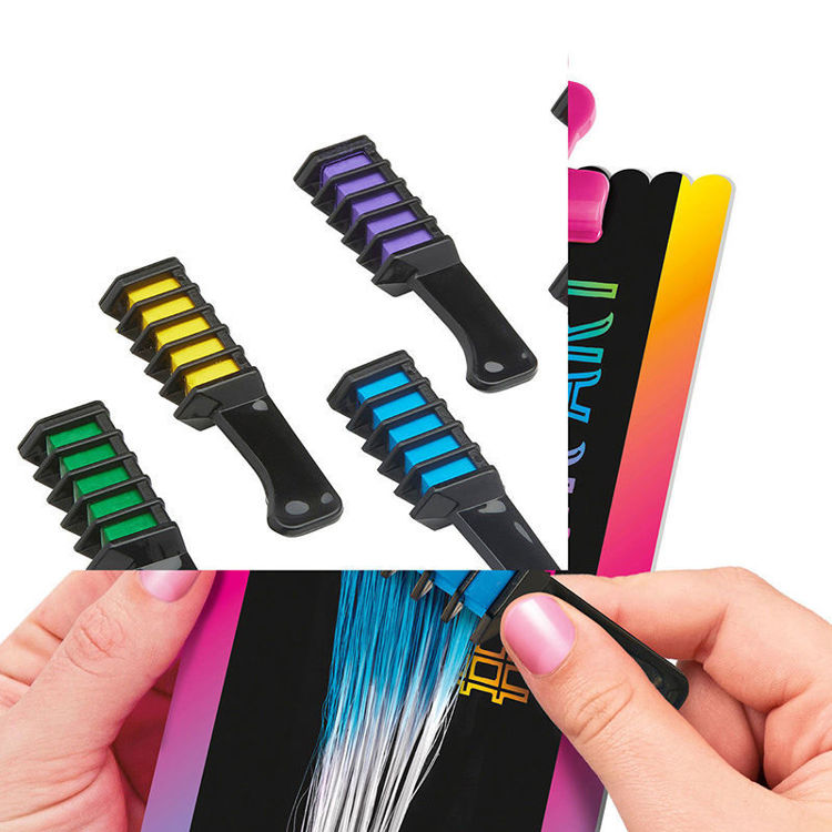 Εικόνα για Cra-Z-Art My Look Deluxe Color FX Hair Extensions Studio - Σετ Βαφής & Διακόσμησης Μαλλιών με Glitter (8+ Ετών) Lexibook CRSS11