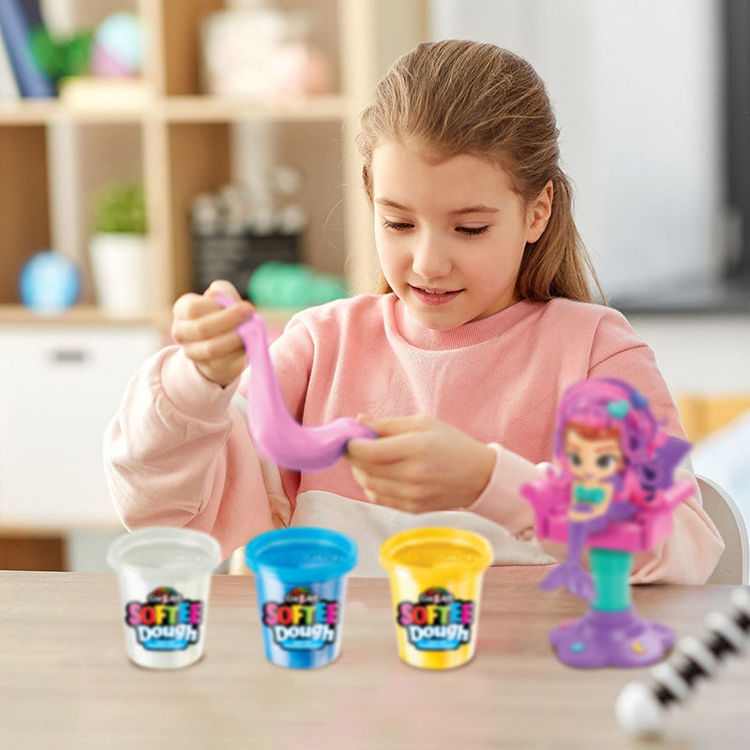 Εικόνα για Cra-Z-Art Softee Dough Mermaid Stylin' Salon - Κομμωτήριο Γοργόνων με Πλαστελίνη Γκλίτερ (3+ Ετών) Lexibook CRDOUGH12