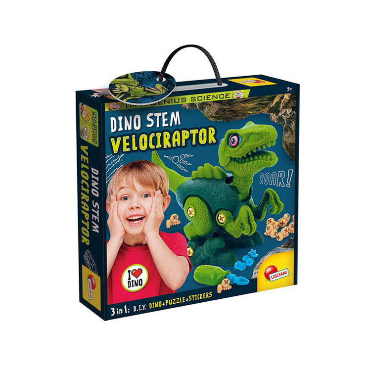 Εικόνα για Dino STEM Βελοσιράπτορας I'm A Genius - DIY Εκπαιδευτικό Σετ 5+ Ετών Lisciani 92413