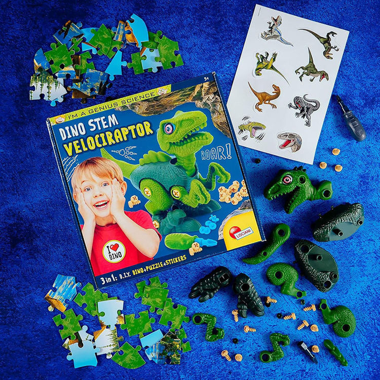 Εικόνα για Dino STEM Βελοσιράπτορας I'm A Genius - DIY Εκπαιδευτικό Σετ 5+ Ετών Lisciani 92413