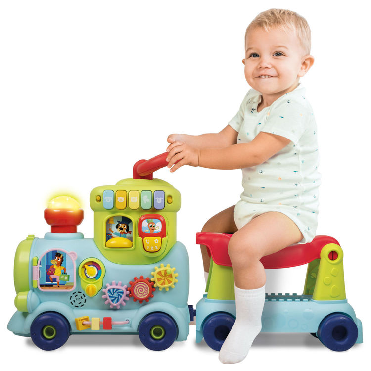 Εικόνα για Carotina Baby Το Πρώτο Μου Τρενάκι 4 σε 1 Εκπαιδευτικό Παιχνίδι με Ήχους 12+ Μηνών Lisciani 113699