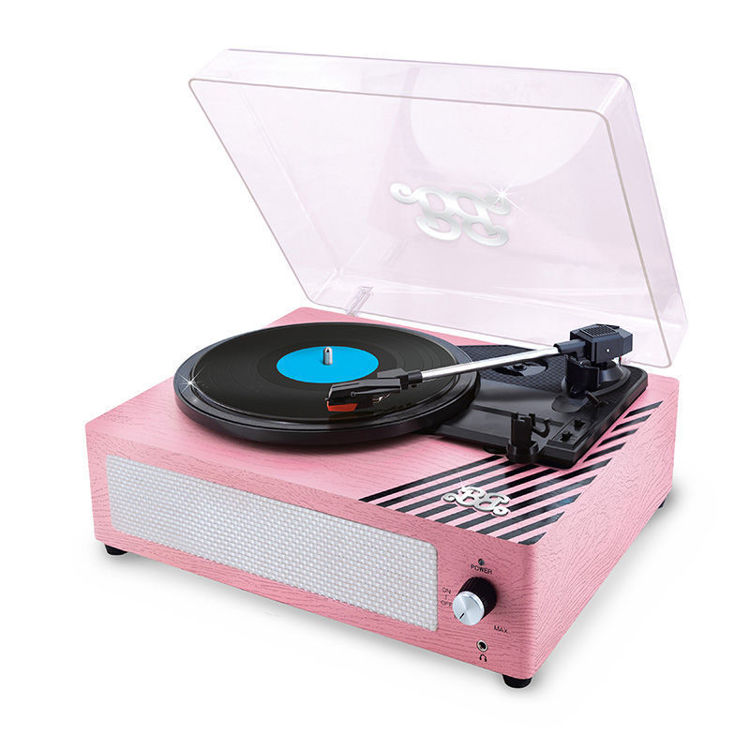 Εικόνα για Barbie Πικάπ Βινυλίου 3 Ταχυτήτων με Bluetooth Ενσωματωμένο Ηχείο Ροζ Retro Design 12+ Ετών Lisciani 113637