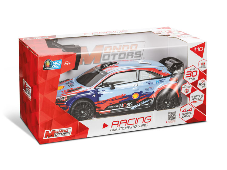 Εικόνα για Mondo Motors Hyundai i20 WRC Τηλεκατευθυνόμενο 1:10 - Racing Rally Car 20km/h με 4x4 & Drifting Action 63667