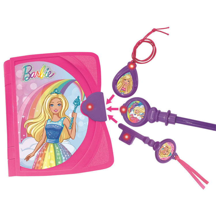 Εικόνα για Barbie Ηλεκτρονικό Μυστικό Ημερολόγιο Lexibook - Με Λούτρινο Μονόκερο, Φως, Ήχο & Αξεσουάρ SD15BBY