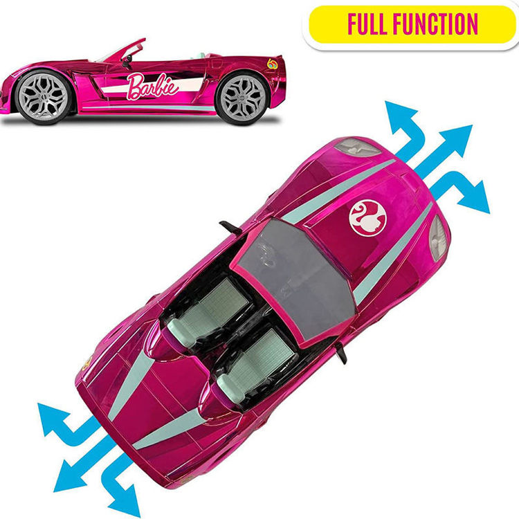Εικόνα για Barbie Τηλεκατευθυνόμενο Αυτοκίνητο RC Dream Car Pink - Διθέσιο Καμπριολέ 40cm με Χειριστήριο 2.4GHz Mondo Motors M63619