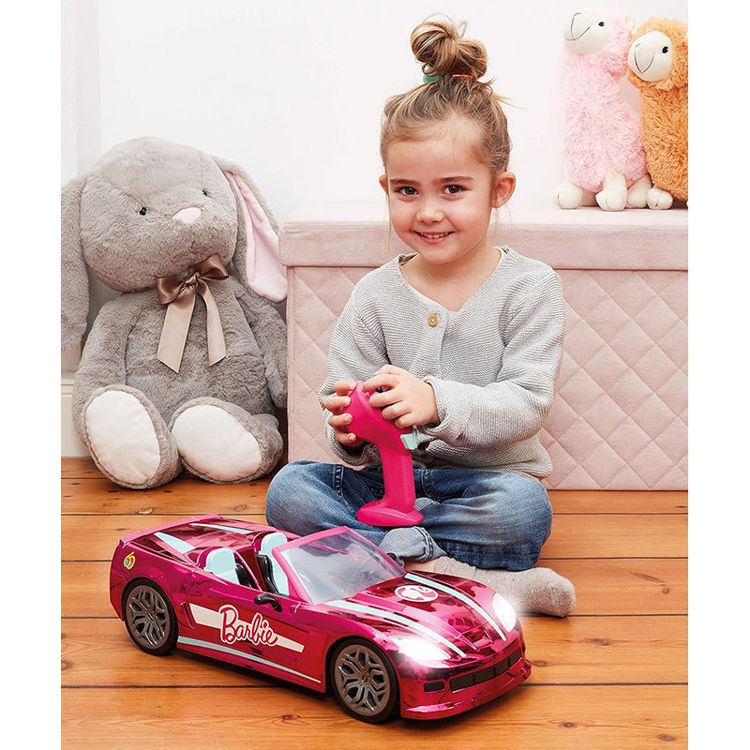 Εικόνα για Barbie Τηλεκατευθυνόμενο Αυτοκίνητο RC Dream Car Pink - Διθέσιο Καμπριολέ 40cm με Χειριστήριο 2.4GHz Mondo Motors M63619