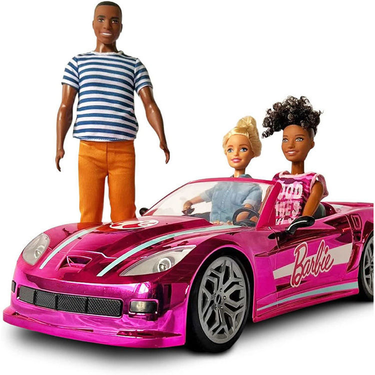 Εικόνα για Barbie Τηλεκατευθυνόμενο Αυτοκίνητο RC Dream Car Pink - Διθέσιο Καμπριολέ 40cm με Χειριστήριο 2.4GHz Mondo Motors M63619