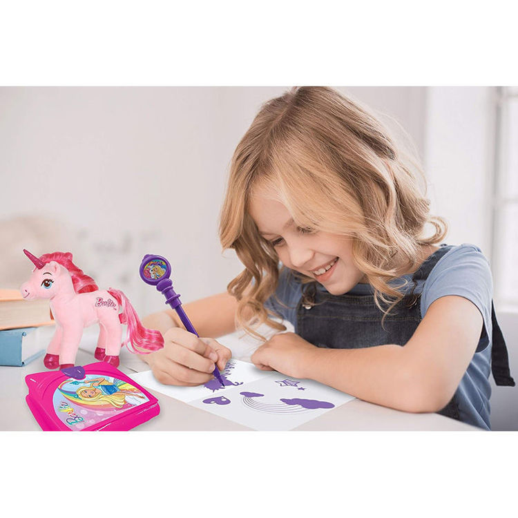 Εικόνα για Barbie Ηλεκτρονικό Μυστικό Ημερολόγιο Lexibook - Με Λούτρινο Μονόκερο, Φως, Ήχο & Αξεσουάρ SD15BBY