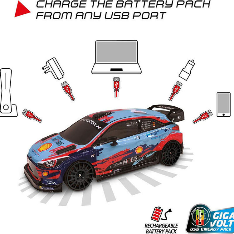 Εικόνα για Mondo Motors Hyundai i20 WRC Τηλεκατευθυνόμενο 1:10 - Racing Rally Car 20km/h με 4x4 & Drifting Action 63667
