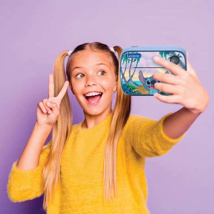 Εικόνα για Lexibook Disney Stitch StarCAM Print Κάμερα με Εκτυπωτή 32GB SD Card Παιδική DJ150D