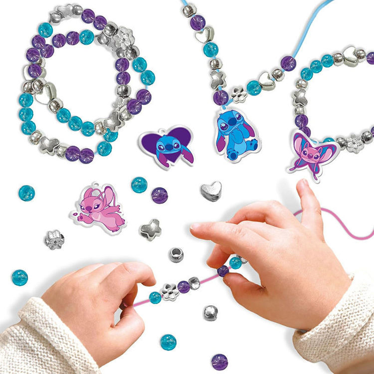 Εικόνα για Lisciani Disney Stitch Σετ Κοσμημάτων Φιλίας με Κοσμηματοθήκη 150 Χάντρες 7+ Ετών - 107568