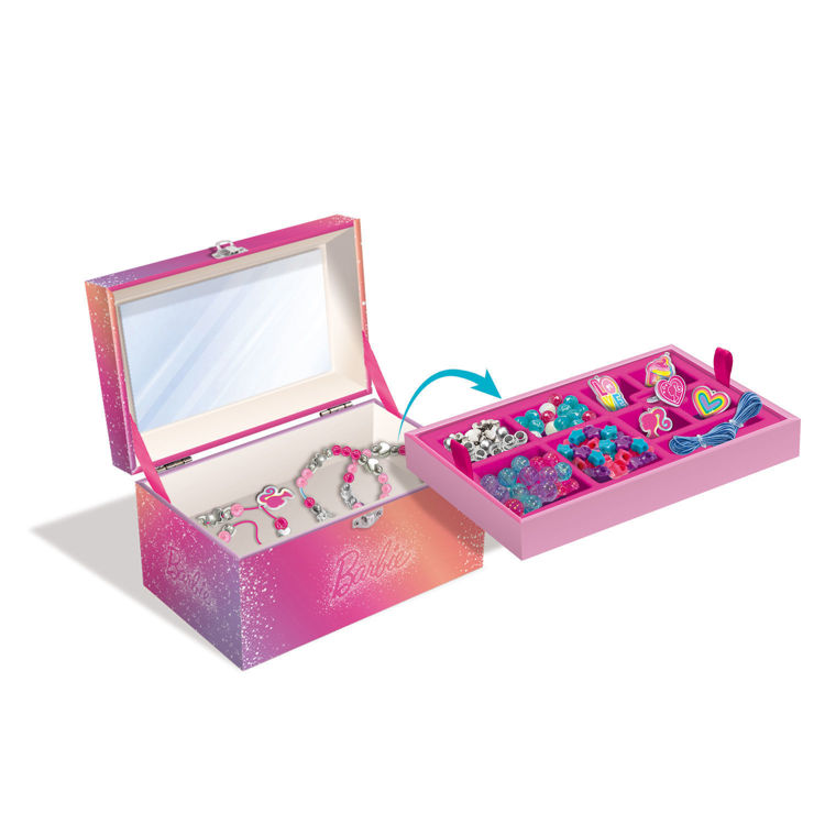 Εικόνα για Barbie Bijoux Κοσμηματοθήκη Lisciani - Σετ Δημιουργίας Κοσμημάτων με 150 Χάντρες 5+ Ετών 112036