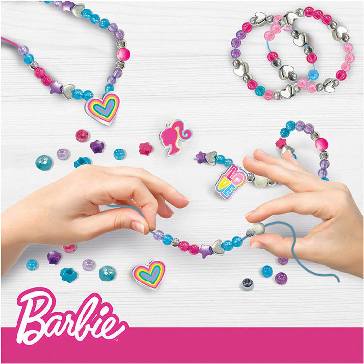 Εικόνα για Barbie Bijoux Κοσμηματοθήκη Lisciani - Σετ Δημιουργίας Κοσμημάτων με 150 Χάντρες 5+ Ετών 112036