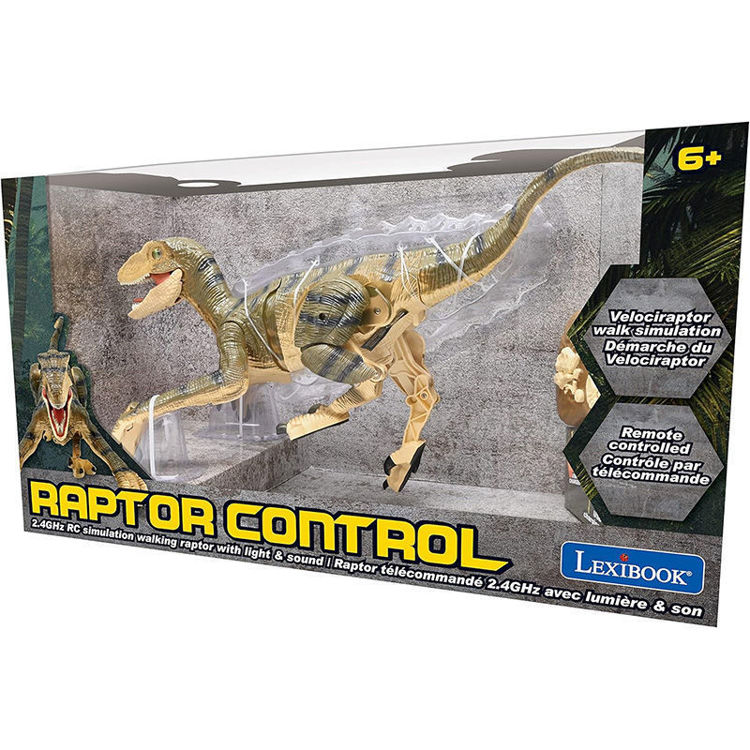Εικόνα για Lexibook RC Velociraptor DINO01 - Τηλεκατευθυνόμενος Δεινόσαυρος με Φωτεινά & Ηχητικά Εφέ