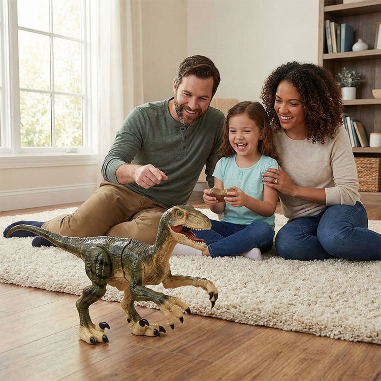 Εικόνα για Lexibook RC Velociraptor DINO01 - Τηλεκατευθυνόμενος Δεινόσαυρος με Φωτεινά & Ηχητικά Εφέ