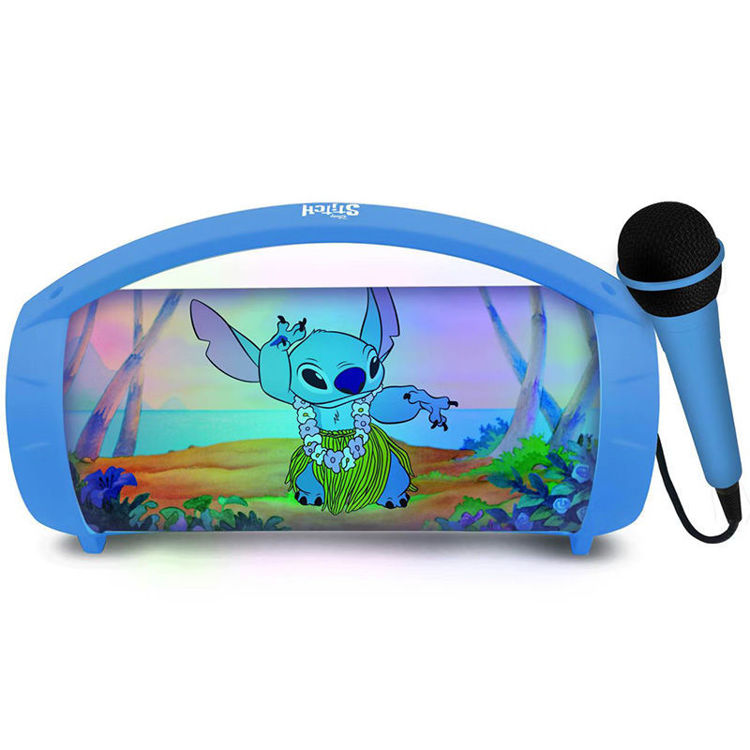 Εικόνα για Bluetooth Ηχείο με Μικρόφωνο Karaoke & LED Φωτισμό Lexibook Disney Stitch BTP585DZ