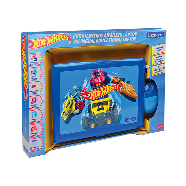 Εικόνα για Δίγλωσσο Εκπαιδευτικό Laptop Hot Wheels με Ποντίκι 4+ Ετών - 124 Δραστηριότητες Lexibook JC598HWi8