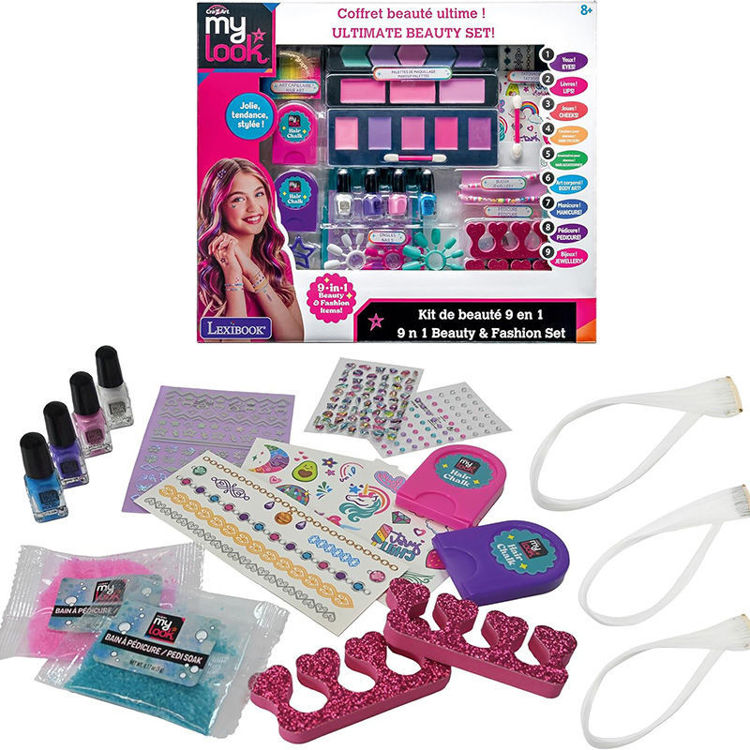 Εικόνα για Lexibook My Look 9 in 1 Beauty & Fashion Set - Πλήρες Σετ Ομορφιάς για Παιδιά 8+ CRSS83