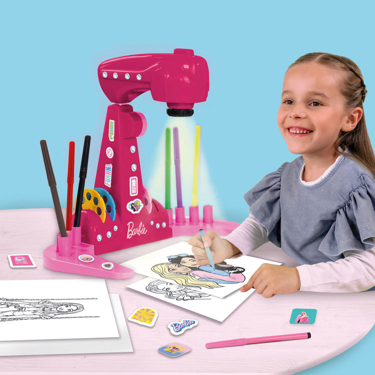 Εικόνα για Barbie Σχολή Ζωγραφικής με Προτζέκτορα LED 32 Εικόνες για Παιδιά 5+ Ετών Lisciani 114078