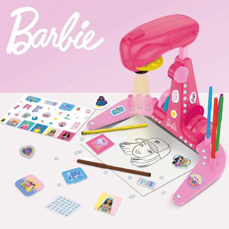 Εικόνα για Barbie Σχολή Ζωγραφικής με Προτζέκτορα LED 32 Εικόνες για Παιδιά 5+ Ετών Lisciani 114078