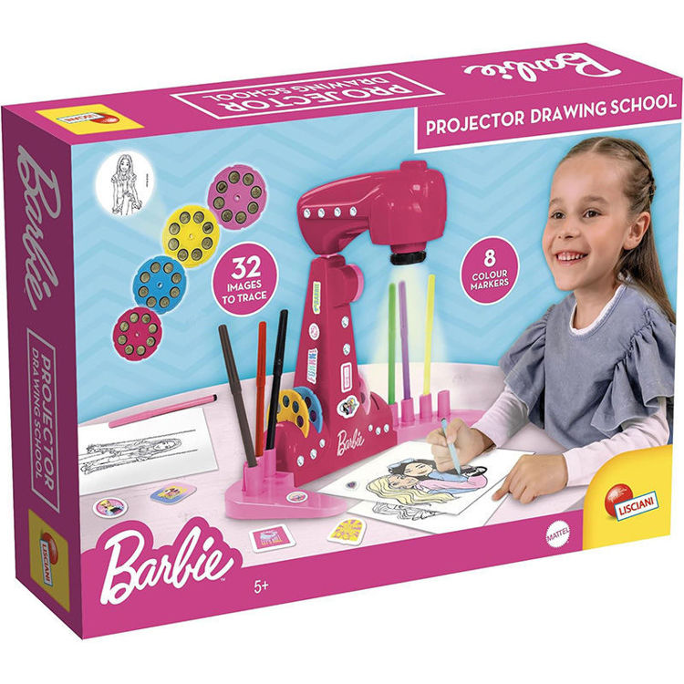 Εικόνα για Barbie Σχολή Ζωγραφικής με Προτζέκτορα LED 32 Εικόνες για Παιδιά 5+ Ετών Lisciani 114078
