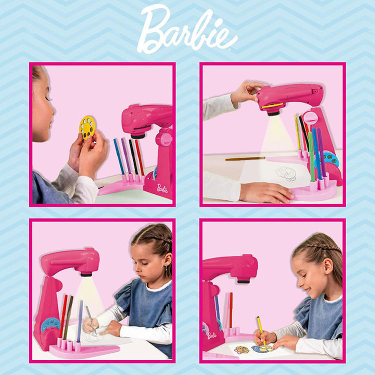 Εικόνα για Barbie Σχολή Ζωγραφικής με Προτζέκτορα LED 32 Εικόνες για Παιδιά 5+ Ετών Lisciani 114078