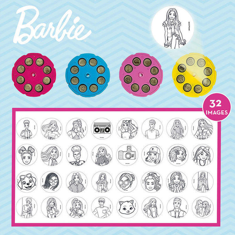 Εικόνα για Barbie Σχολή Ζωγραφικής με Προτζέκτορα LED 32 Εικόνες για Παιδιά 5+ Ετών Lisciani 114078
