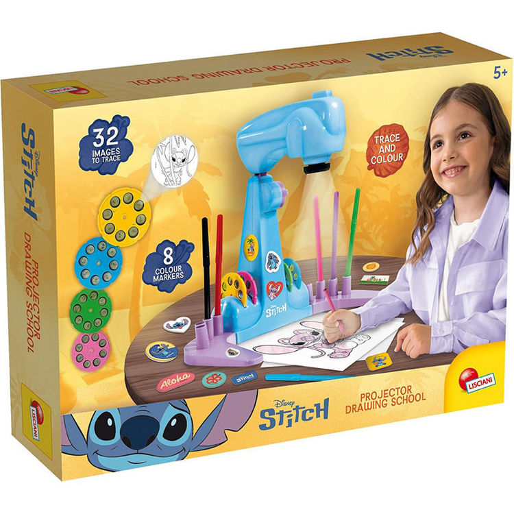Εικόνα για Stitch Σχολή Ζωγραφικής με Προτζέκτορα LED 32 Εικόνες Disney για Παιδιά 5+ Ετών Lisciani 113071