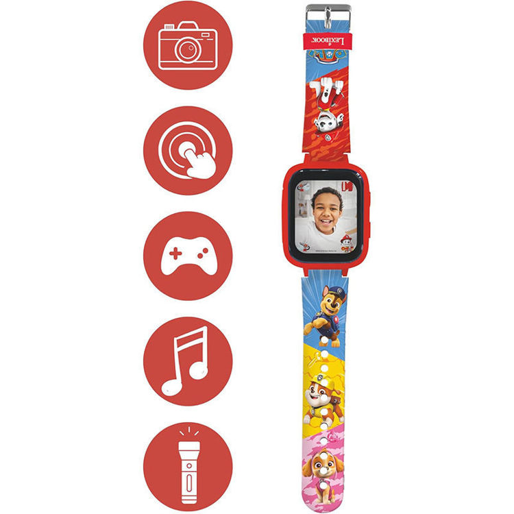 Εικόνα για Paw Patrol Ψηφιακό Ρολόι-Κάμερα με Οθόνη Αφής & Παιχνίδια | Lexibook DMW070PA 5+ Ετών