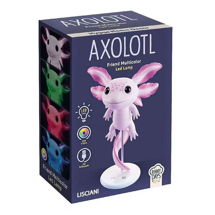 Εικόνα για Lisciani Rainy Days Axolotl LED Φωτιστικό – RGB Multicolor Νυχτερινή Λάμπα με USB Type-C - 113590