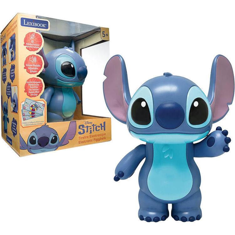Εικόνα για Lexibook Disney Stitch – Ηλεκτρονικός Κουμπαράς με Ήχους & Μελωδίες JG140D