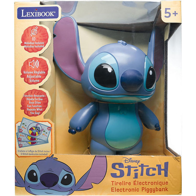 Εικόνα για Lexibook Disney Stitch – Ηλεκτρονικός Κουμπαράς με Ήχους & Μελωδίες JG140D