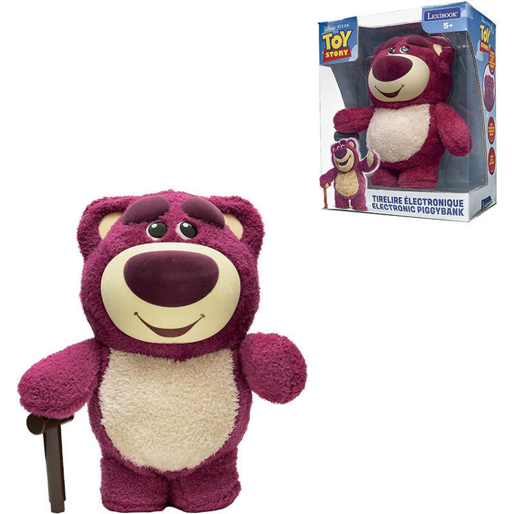 Εικόνα για Lexibook Disney Toy Story – Ηλεκτρονικός Κουμπαράς Lotso με Ήχους JG140TS1
