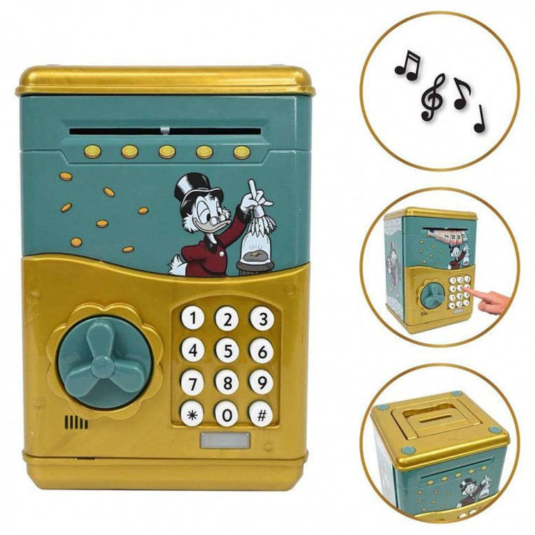 Εικόνα για Lexibook Disney Scrooge McDuck – Ηλεκτρονικός Κουμπαράς Χρηματοκιβώτιο με Κωδικό & Ήχους JG150SC