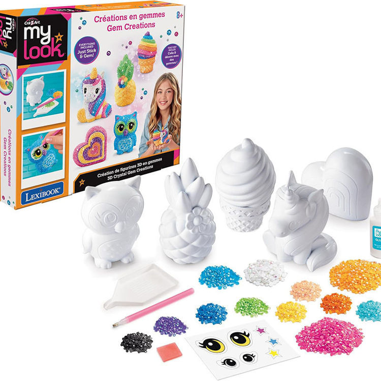 Εικόνα για Lexibook CRSS4 My Look – Κατασκευή 3D Φιγούρων με Κρυσταλλάκια | 8+