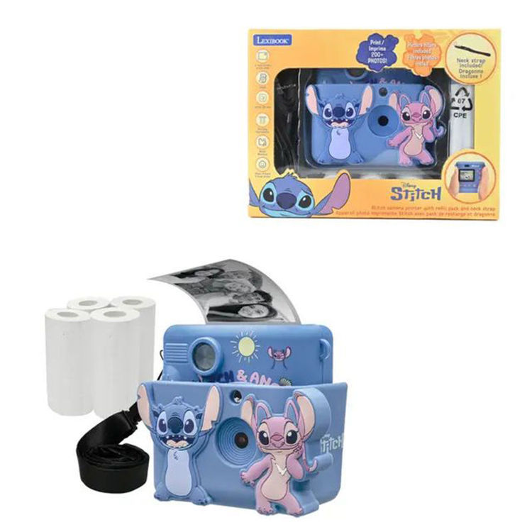 Εικόνα για Lexibook Starcam Print Disney Stitch – Παιδική Κάμερα με Άμεση Εκτύπωση, 3D Θήκη Σιλικόνης & Σετ Δημιουργίας DJ130DZ