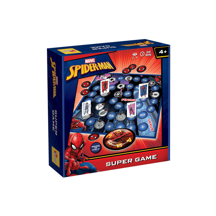 Εικόνα για Επιτραπέζιο Super Game Mini Marvel Spider-Man – Παιχνίδι Τσέπης για 2-4 Παίκτες | 4+ Ετών - 113231