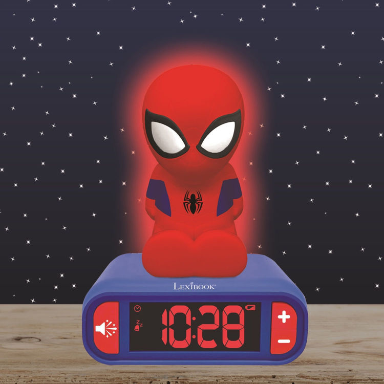 Εικόνα για Lexibook Marvel Spider-Man – Ψηφιακό Ξυπνητήρι με Φως Νυκτός & Ήχο | LCD Οθόνη | 3+ Ετών - RL800SP