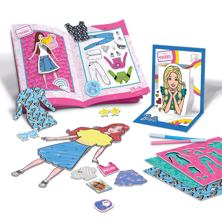 Εικόνα για Σακίδιο Barbie Fashion Σχεδιάζω & Χρωματίζω Lisciani | Δημιουργικό Σετ Μόδας για Παιδιά 4+, 112043