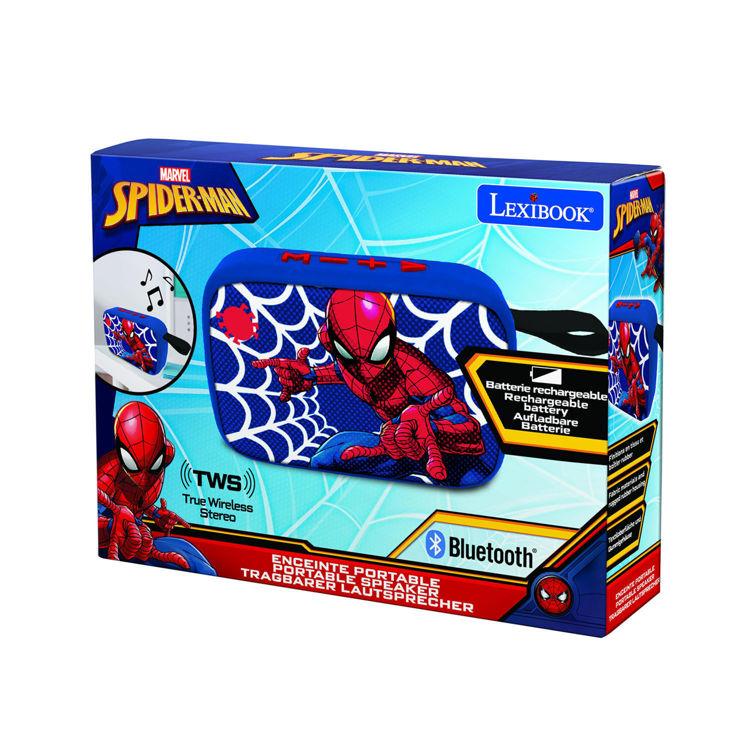 Εικόνα για Παιδικό Φορητό Ηχείο Spider-Man Bluetooth Lexibook | TWS, USB-C, Μπαταρία 4 ωρών BT018SP