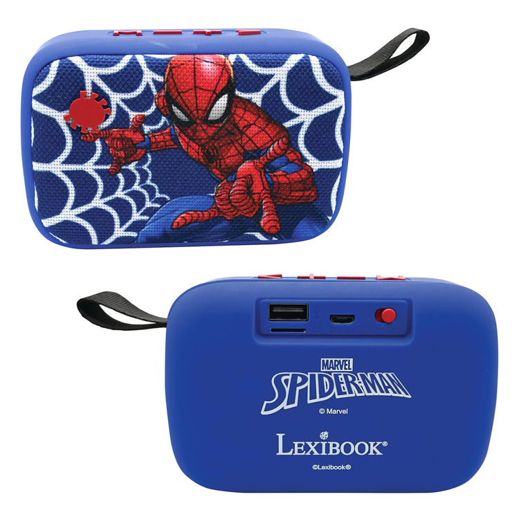 Εικόνα για Παιδικό Φορητό Ηχείο Spider-Man Bluetooth Lexibook | TWS, USB-C, Μπαταρία 4 ωρών BT018SP
