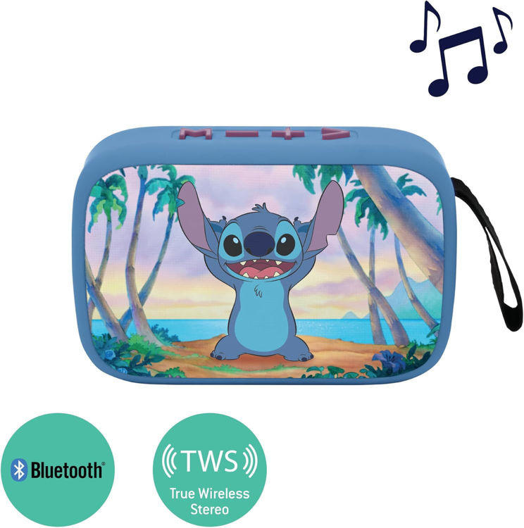 Εικόνα για Παιδικό Φορητό Ηχείο Stitch Bluetooth Lexibook | TWS, USB-C, Μπαταρία 4 ωρών BT018D