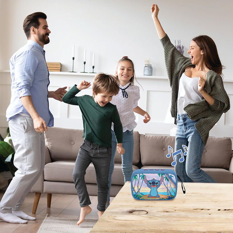 Εικόνα για Παιδικό Φορητό Ηχείο Stitch Bluetooth Lexibook | TWS, USB-C, Μπαταρία 4 ωρών BT018D