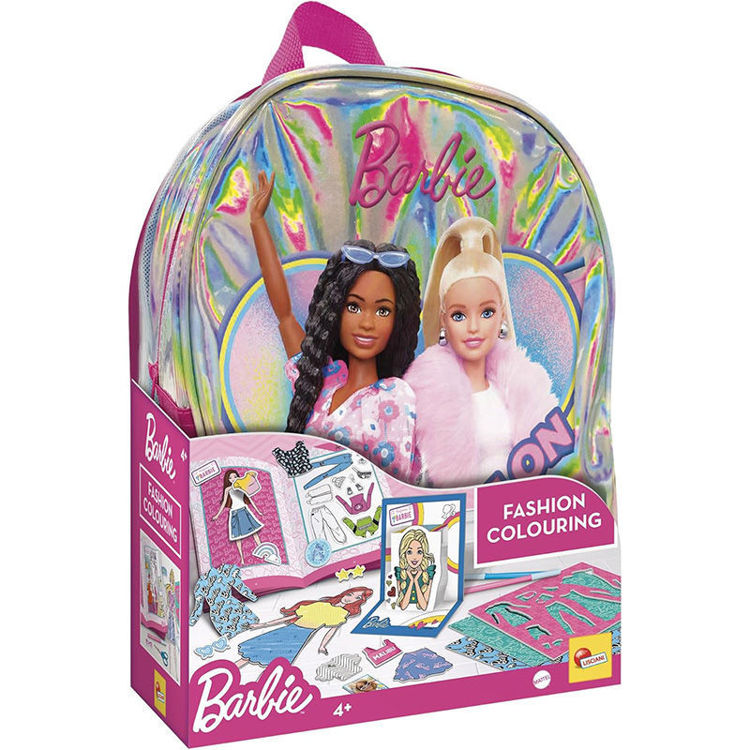 Εικόνα για Σακίδιο Barbie Fashion Σχεδιάζω & Χρωματίζω Lisciani | Δημιουργικό Σετ Μόδας για Παιδιά 4+, 112043